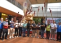 ▲縣長張麗善與嘉賓門透過點火儀式，宣告一年一度的詔安文化盛會得到來，並邀請邀請民眾前來認識客家文化的獨特魅力。(圖/雲林縣政府提供)
