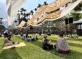 ▲瑞里紫藤花紫色野餐登場，吸引遊客共享春日美好。（圖/嘉義縣政府提供）
