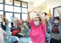 ▲嘉市湖康社區照顧關懷據點巷弄長照站自8月啟用以來，帶給每位參與長輩滿滿活力與樂趣。(圖/嘉義市政府提供)