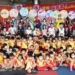 ▲透過帶動跳互動方式，黃敏惠市長引導孩子們知道正確的洗手方式，氣氛歡喜又熱鬧。(圖/嘉義市政府提供)