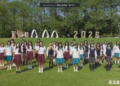 ▲斗六四校高中生於膨鼠森林公園綠地集結，共同舞出雲林專屬活力。（圖/雲林縣政府提供）