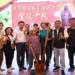 ▲為土地公慶生，竹崎鄉坑仔坪福興宮首辦搗發財麻糬添好運。(圖/嘉義縣政府提供)