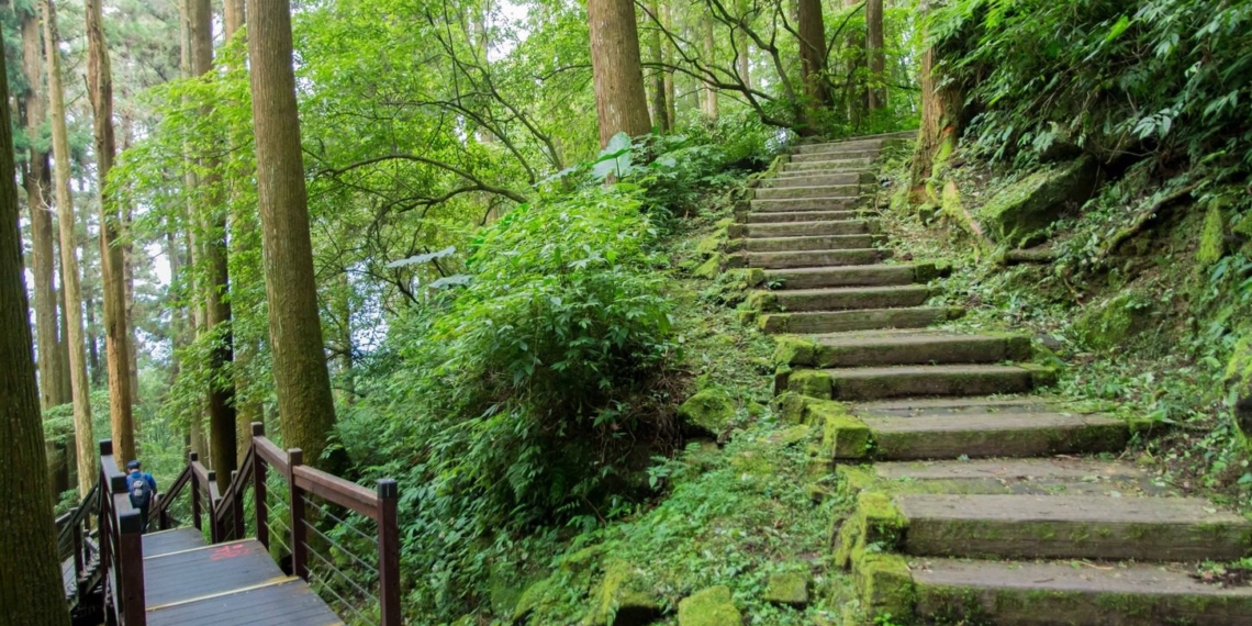 ▲此次健行路線規劃在風景秀麗的「石棹步道群」。（圖/嘉義縣政府提供）