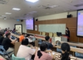 ▲嘉義縣警察局利用112年社工人員教育訓練機會，舉辦防詐宣講活動。(圖/嘉義縣政府提供)