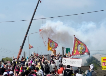 ▲嘉義縣制訂「寺廟環境友善維護示範區管理措施」，改善空污問題。(圖/嘉義縣政府提供)