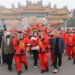 ▲五股開臺尊王過爐由縣長張麗善掌轎，自四湖鄉三條崙海清宮起駕，前往次房股大埤鄉豐田村成功廟。（圖/雲林縣政府提供）