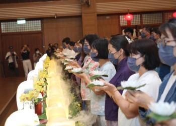 ▲佛教慈濟基金會隆重舉辦「全球浴佛大典」。(圖/嘉義市政府提供)
