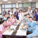 ▲市長黃敏惠現身北園國中，關心學童們的午餐品質。(圖/嘉義市政府提供)