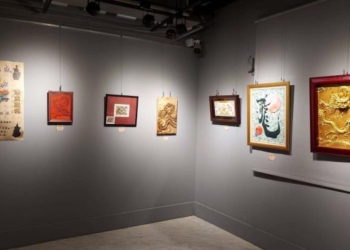 ▲歲次甲辰年四海龍盛龍年生肖工藝聯展即日起至0519在北港工藝坊展出，歡迎民眾踴躍觀賞。(圖/雲林縣政府提供)