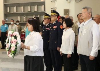 ▲嘉義市115年春祭國殤祭典今（27）日於忠烈祠舉行，以肅穆隆重的儀式追思英勇先烈。(圖/嘉義市政府提供)