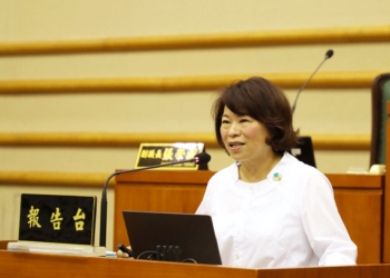 ▲市長黃敏惠今（30）日在市議會第12屆第1次定期會進行施政報告。(圖/嘉義市政府提供)