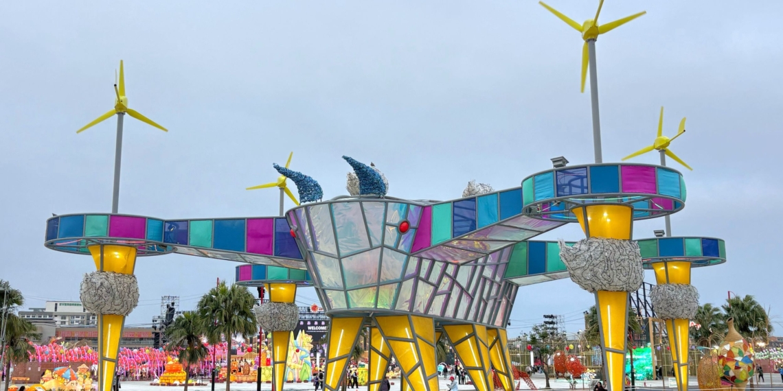 ▲2026燈會「未來方舟」展現科技農業的創新能量。（圖/嘉義縣政府提供）