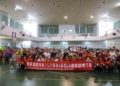 ▲雲林縣體育會今日在鎮東國小體育館舉辦趣味競賽觀摩聯誼活動，讓各年齡層民眾體驗運動樂趣。(圖/雲林縣政府提供)