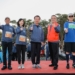 ▲縣長翁章梁與國立故宮博物院長蕭宗煌等人，為參賽選手加油打氣。(圖/嘉義縣政府提供)