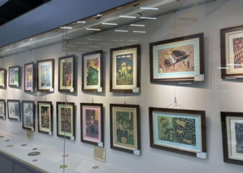 ▲【心藝情時代】公誠國小藝術才能班教學成果展 於文觀處1F展出。(圖/雲林縣政府提供)