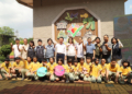 ▲水上鄉成功社區由國小學生共同創作校園陶板牆，極具在地特色。(圖/嘉義縣政府提供)