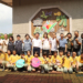 ▲水上鄉成功社區由國小學生共同創作校園陶板牆，極具在地特色。(圖/嘉義縣政府提供)