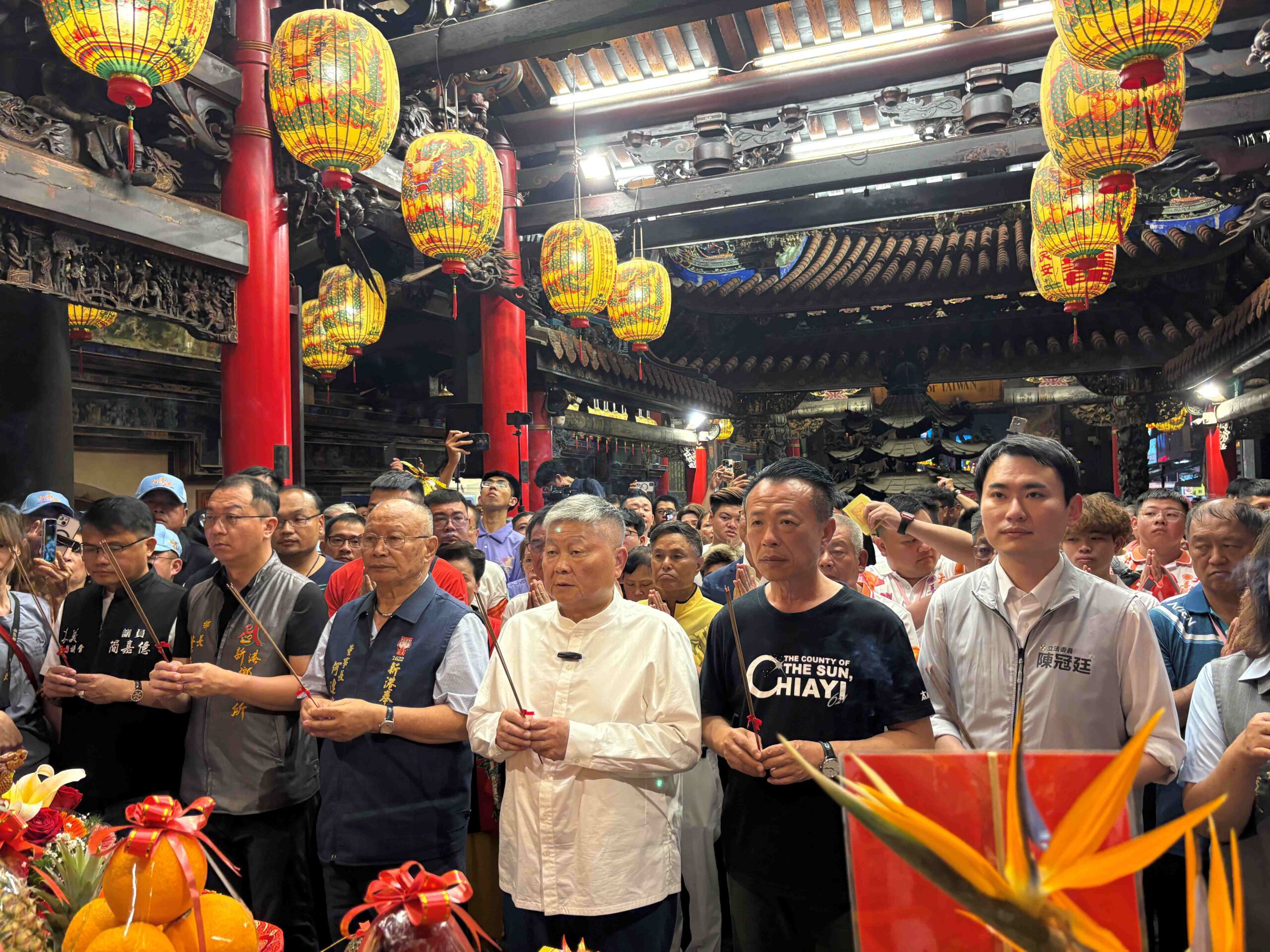 ▲新港奉天宮舉行大甲媽祖回駕典禮。(圖/嘉義縣政府提供)
