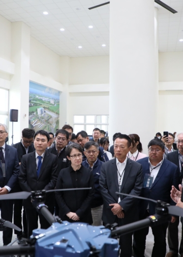 ▲副總統蕭美琴再訪亞創中心無人機國家隊。（圖/嘉義縣政府提供）