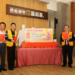 ▲嘉義縣水上鄉旅外企業家黎金生以父親黎魁名義，與中華安歲太子慈善功德會及台北市長江獅子會共同捐贈102萬元，扶助嘉義縣弱勢兒少。(圖/嘉義縣政府提供)