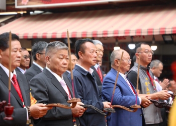 ▲大甲媽祖遶境祝壽大典盛大舉行。（圖/嘉義縣政府提供）