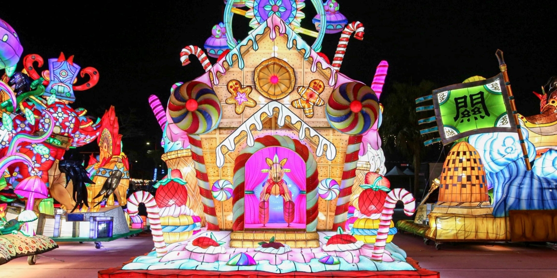 ▲新竹監獄「童話」勇奪燈王。（圖/嘉義縣政府提供）