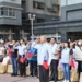 ▲副市長林瑞彥帶領市府團隊一同與市民朋友參與國慶升旗典禮。(圖/嘉義市政府提供)