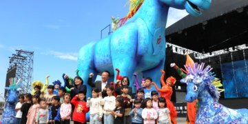 ▲10米高巨型「雨馬」將於燈會中震撼登場。（圖/嘉義縣政府提供）