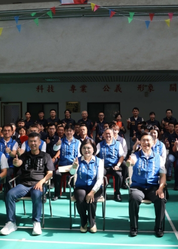 ▲縣長張麗善雲林檢警們，展現出雲林警政團隊高度的士氣與共同守護鄉親安居樂業的堅定信念。（圖/雲林縣政府提供）