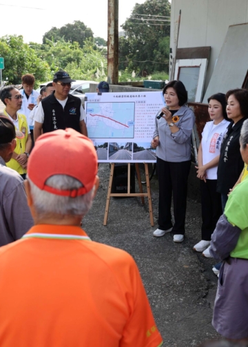 ▲雲林縣長張麗善率交通工務局團隊深入基層，視察斗南鎮雲86線與將軍里古坑路道路狀況。（圖/雲林縣政府提供）