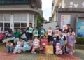 ▲嘉義市響應國際間淨零排放，規劃全國首創校園零排放接送區。（圖/嘉義市政府提供）