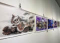 ▲南陽國小美術班第六屆畢業成果展 今日熱鬧開幕。(圖/雲林縣政府提供)