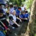 ▲北興國中學生擔任解說員，帶領副市長林瑞彥認識復育成果。(圖/嘉義市政府提供)