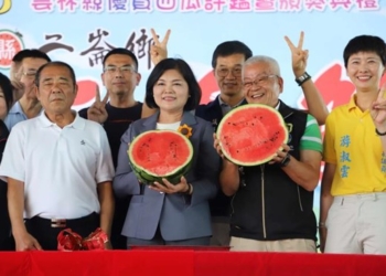 ▲雲林縣縣長張麗善邀全國民眾來雲林選購最好吃營養西瓜。(圖/雲林縣政府提供)
