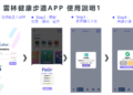 ▲雲林縣健康步道APP使用說明。(圖/雲林縣政府提供)