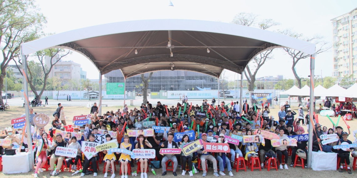 ▲世界經典棒球賽對戰韓國，台灣燈會轉播熱烈應援。（圖/嘉義縣政府提供）