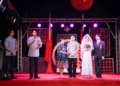 ▲重量級演員湯志偉及羅美玲精湛演技令台下觀眾看得入神。（圖/嘉義市政府提供）