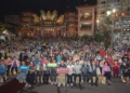 ▲四大傳統戲劇強團受邀至嘉義市演出，吸引滿滿群眾入場享受。（圖/嘉義市政府提供）