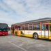 ▲台灣好行「光林我嘉線」市區觀光公車採用復古外型，且低碳節能方式運載，獲得一致好評。(圖/嘉義市政府提供)