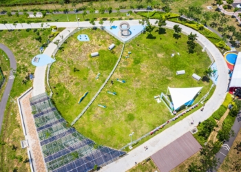▲寵物公園全景。(圖/嘉義市政府提供)