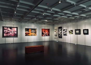 ▲「烏托邦樂園-李沛妤創作個展」展出多件藝術創作者李沛妤於各大美展中的優秀作品。（圖/雲林縣政府提供）