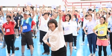 ▲嘉義市科技運動會讓樂齡長者也能享受運動。(圖/嘉義市政府提供)