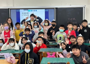 ▲嘉市精忠國小全體師生在確認日本交流學校師生安全無恙後，感到欣慰無比。(圖/嘉義市政府提供)