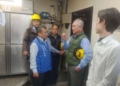 ▲雲林縣政府會同欣雲天然氣公司前往斗六家樂福的天然氣設備進行預防性巡檢。（圖/雲林縣政府提供）