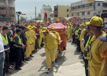 ▲白沙屯媽祖、山邊媽祖抵達北港鎮。(圖/雲林縣政府提供)