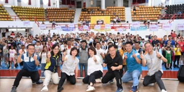 ▲嘉義市「i+運動營」今日盛大登場，吸引228位親子同場競技，展現健康與活力。(圖/嘉義市政府提供)