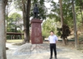 ▲與市府對口的中華電信高級工程師林裕敦，正是矗立蘭潭的銅像主人林清求之孫。（圖/嘉義市政府提供）