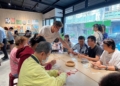 ▲113年度社區營造點神農社區竹編工藝體驗。(圖/嘉義市政府提供)