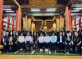 ▲面對風災嚴重損害，九華山地藏庵分別捐贈嘉義縣、市救災專款500萬元。(圖/嘉義市政府提供)