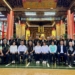 ▲面對風災嚴重損害，九華山地藏庵分別捐贈嘉義縣、市救災專款500萬元。(圖/嘉義市政府提供)